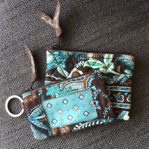 Vera Bradley ID holder & change purse/wallet JAVA